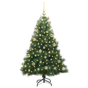 Vidaxx Künstlicher Weihnachtsbaum mit 150 LEDs mit standardmäßigem grünem 150 cm PE und PVC - afbeelding 3