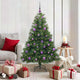Vidaxx Künstlicher Weihnachtsbaum mit 150 LEDs mit standardmäßigem grünem 150 cm PE und PVC