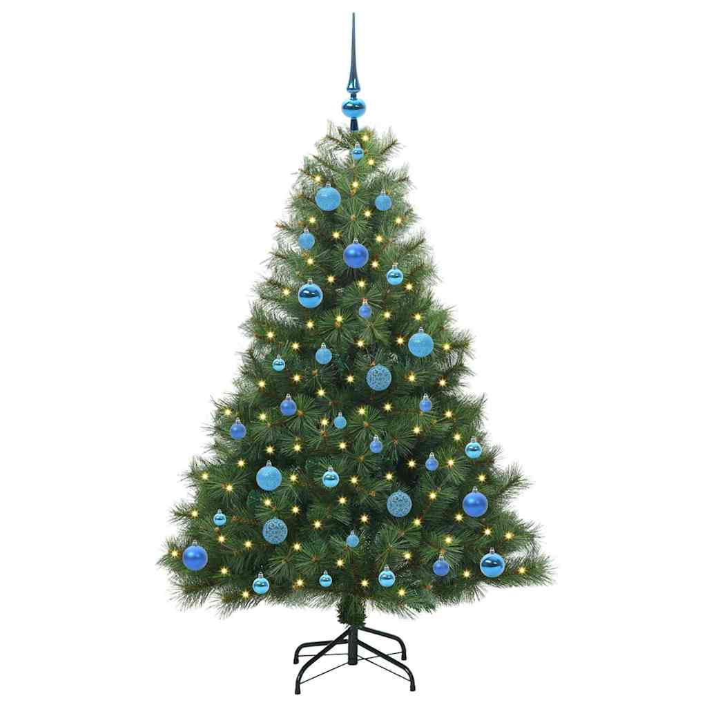 Vidaxx Künstlicher Weihnachtsbaum mit 150 LEDs mit standardmäßigem grünem 150 cm PE und PVC