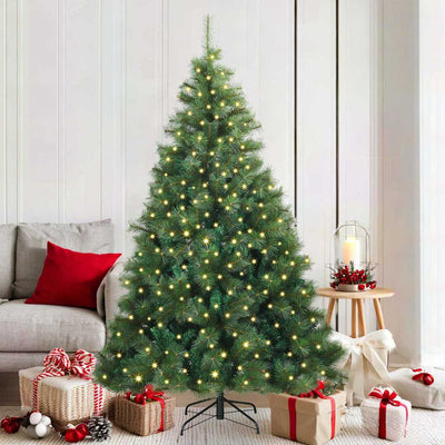 Künstlicher Weihnachtsbaum von Vidaxx mit 300 LEDs mit standardmäßigem grünem 180 cm PE und PVC