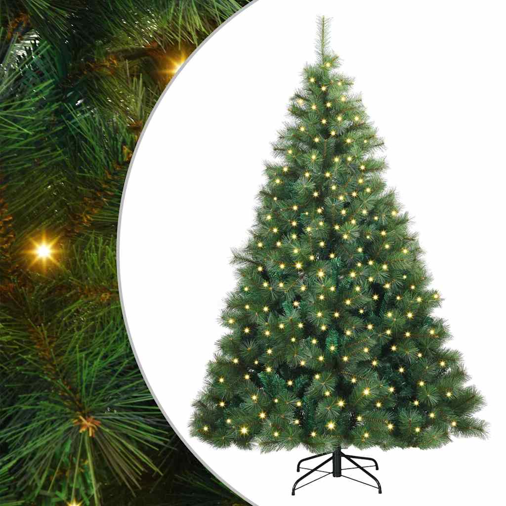 Künstlicher Weihnachtsbaum von Vidaxx mit 300 LEDs mit standardmäßigem grünem 180 cm PE und PVC