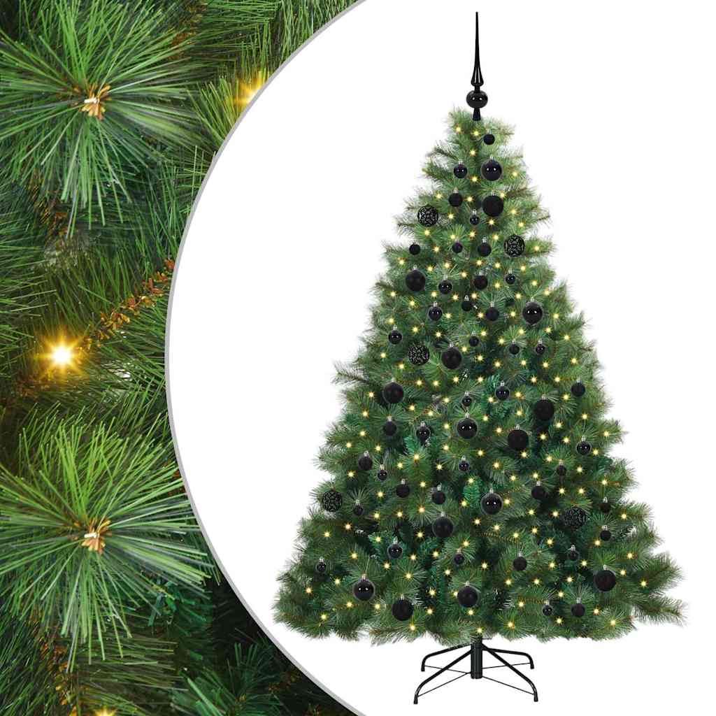 Künstlicher Weihnachtsbaum von Vidaxx mit 300 LEDs mit standardmäßigem grünem 180 cm PE und PVC