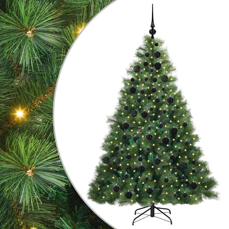 Künstlicher Weihnachtsbaum von Vidaxx mit 300 LEDs mit standardmäßigem grünem 180 cm PE und PVC
