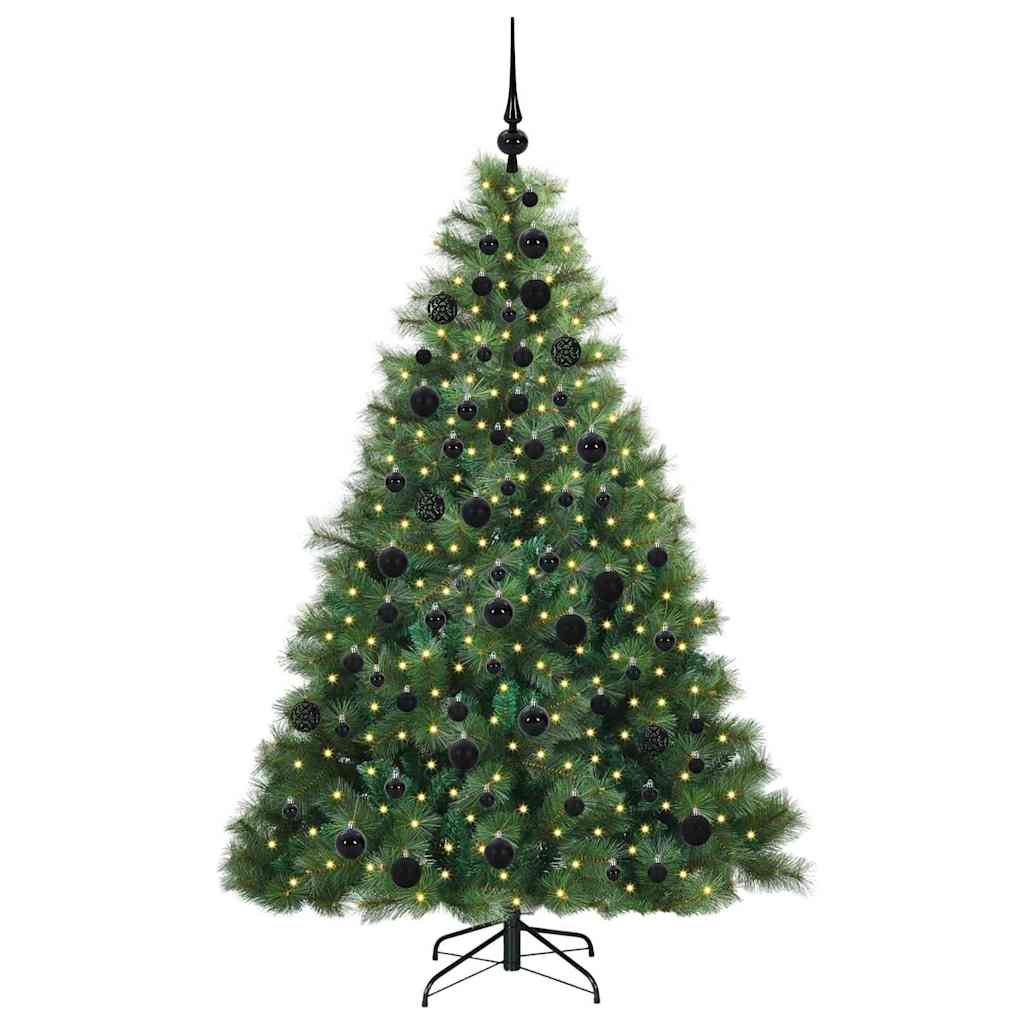 Künstlicher Weihnachtsbaum von Vidaxx mit 300 LEDs mit standardmäßigem grünem 180 cm PE und PVC