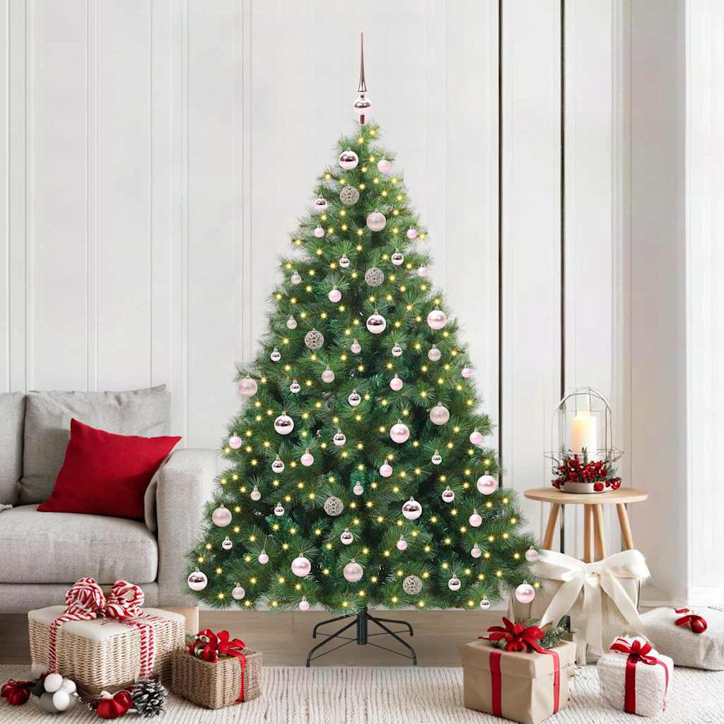 Künstlicher Weihnachtsbaum von Vidaxx mit 300 LEDs mit standardmäßigem grünem 180 cm PE und PVC
