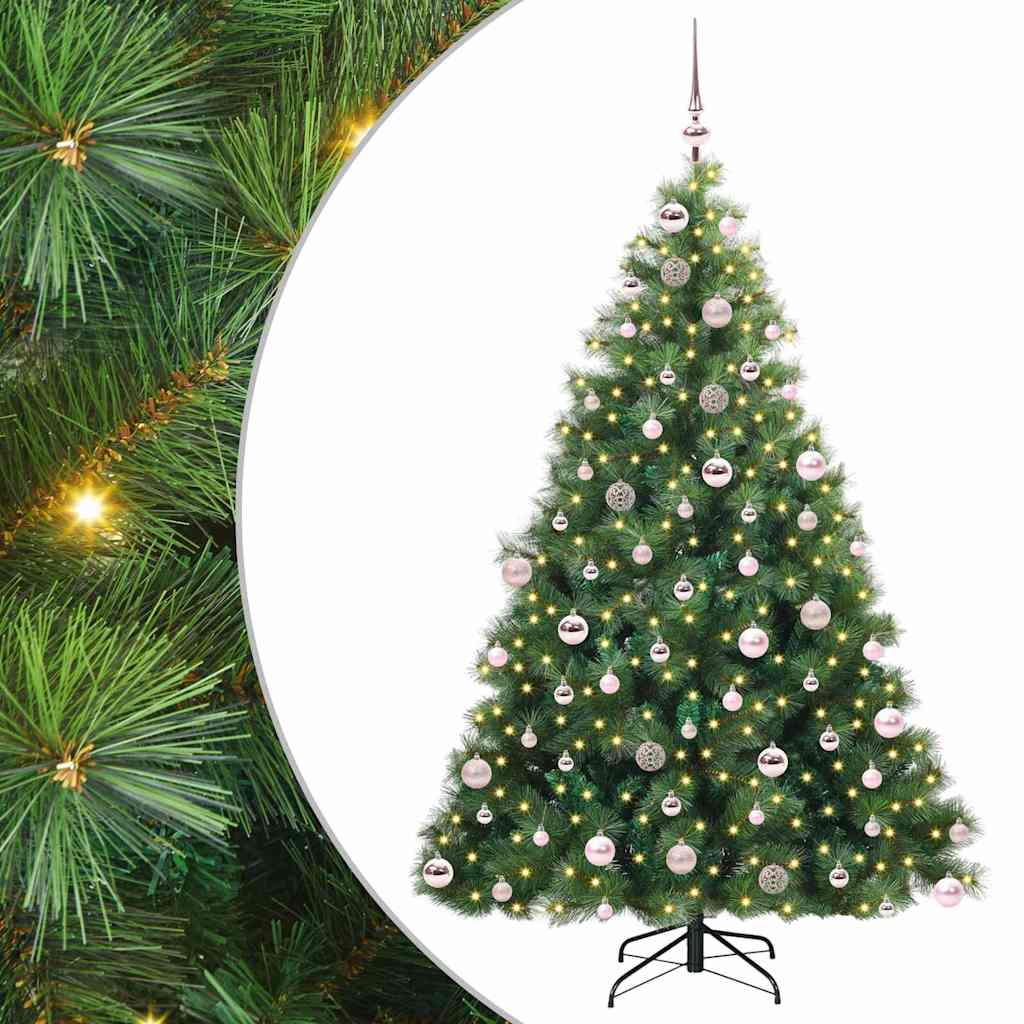 Künstlicher Weihnachtsbaum von Vidaxx mit 300 LEDs mit standardmäßigem grünem 180 cm PE und PVC