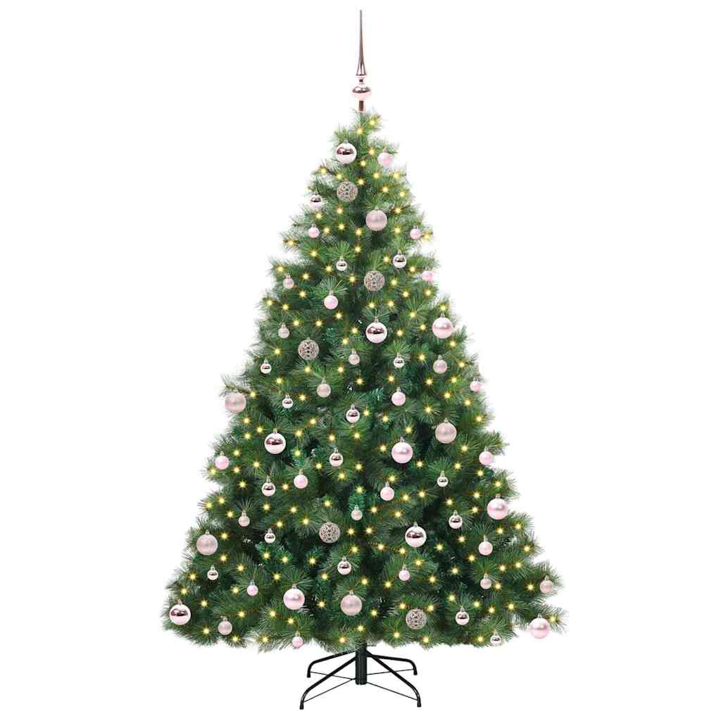 Künstlicher Weihnachtsbaum von Vidaxx mit 300 LEDs mit standardmäßigem grünem 180 cm PE und PVC