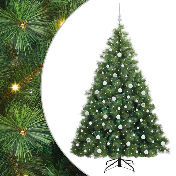 Künstlicher Weihnachtsbaum von Vidaxx mit 300 LEDs mit standardmäßigem grünem 180 cm PE und PVC