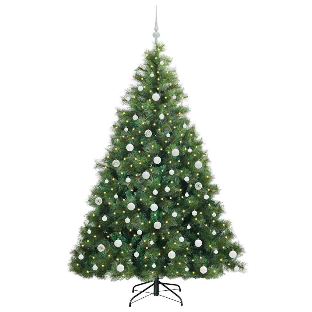 Künstlicher Weihnachtsbaum von Vidaxx mit 300 LEDs mit standardmäßigem grünem 180 cm PE und PVC