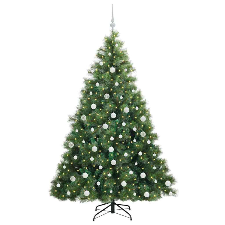 Künstlicher Weihnachtsbaum von Vidaxx mit 300 LEDs mit standardmäßigem grünem 180 cm PE und PVC