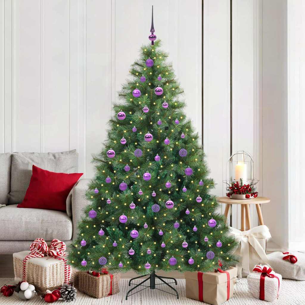 Künstlicher Weihnachtsbaum von Vidaxx mit 300 LEDs mit standardmäßigem grünem 180 cm PE und PVC