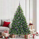 Künstlicher Weihnachtsbaum von Vidaxx mit 300 LEDs mit standardmäßigem grünem 180 cm PE und PVC
