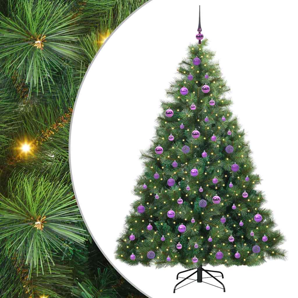 Künstlicher Weihnachtsbaum von Vidaxx mit 300 LEDs mit standardmäßigem grünem 180 cm PE und PVC