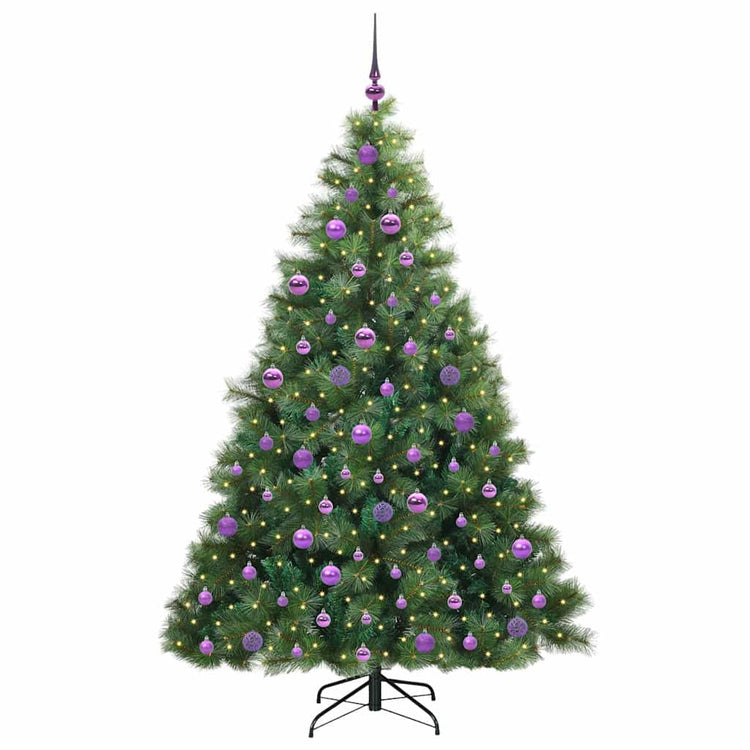 Künstlicher Weihnachtsbaum von Vidaxx mit 300 LEDs mit standardmäßigem grünem 180 cm PE und PVC