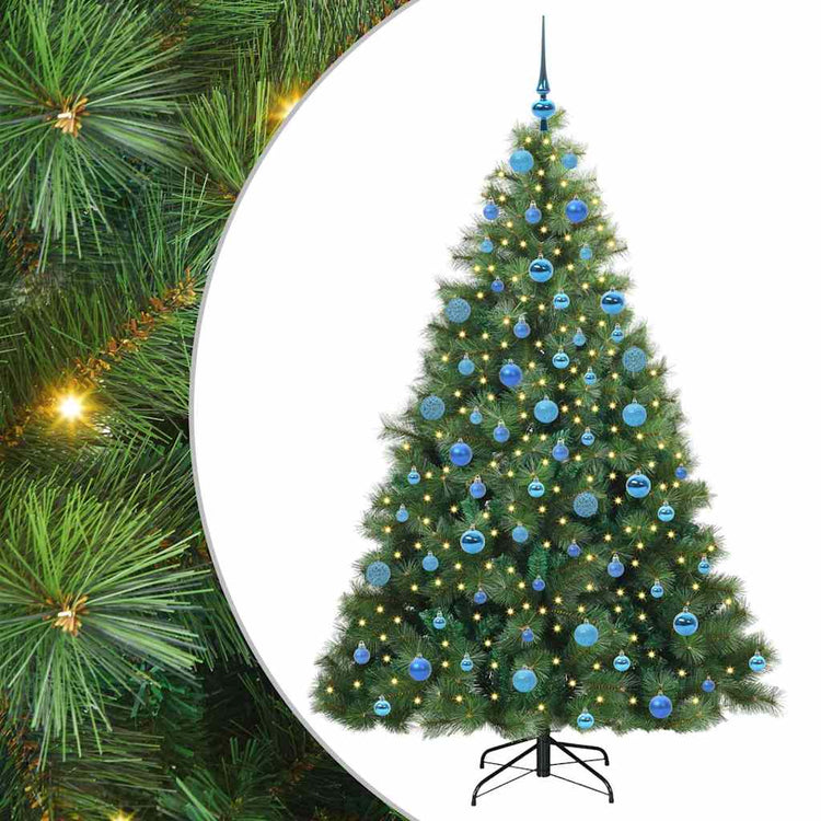 Künstlicher Weihnachtsbaum von Vidaxx mit 300 LEDs mit standardmäßigem grünem 180 cm PE und PVC