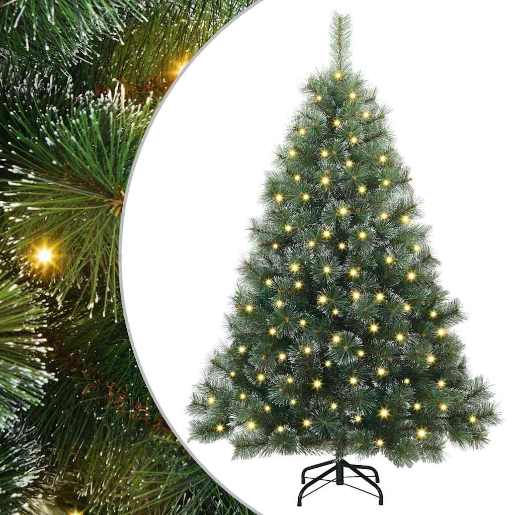 Vidaxx Künstlicher Weihnachtsbaum mit 150 LEDs mit standardmäßigem grünem 150 cm PE und PVC