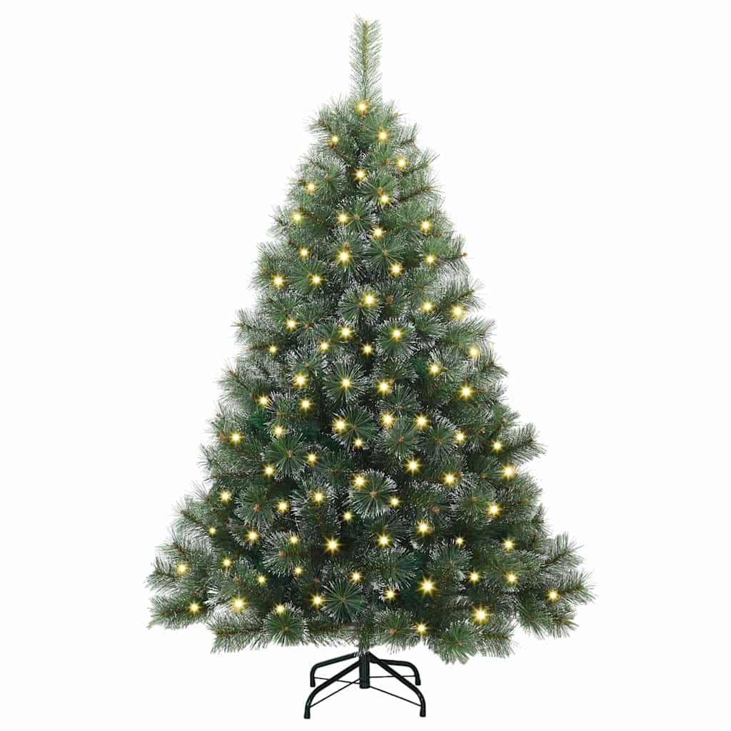 Vidaxx Künstlicher Weihnachtsbaum mit 150 LEDs mit standardmäßigem grünem 150 cm PE und PVC