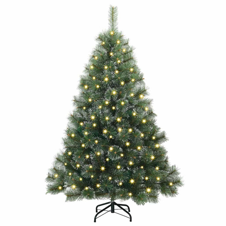 Vidaxx Künstlicher Weihnachtsbaum mit 150 LEDs mit standardmäßigem grünem 150 cm PE und PVC