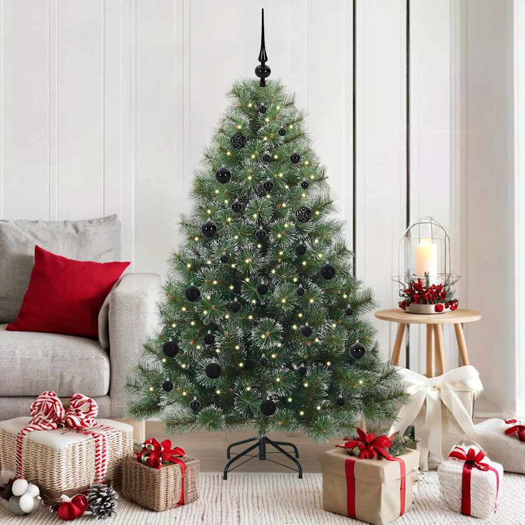 Vidaxx Künstlicher Weihnachtsbaum mit 150 LEDs mit standardmäßigem grünem 150 cm PE und PVC