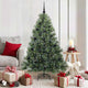 Vidaxx Künstlicher Weihnachtsbaum mit 150 LEDs mit standardmäßigem grünem 150 cm PE und PVC