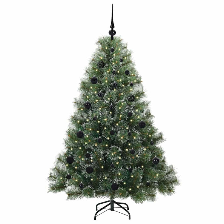 Vidaxx Künstlicher Weihnachtsbaum mit 150 LEDs mit standardmäßigem grünem 150 cm PE und PVC