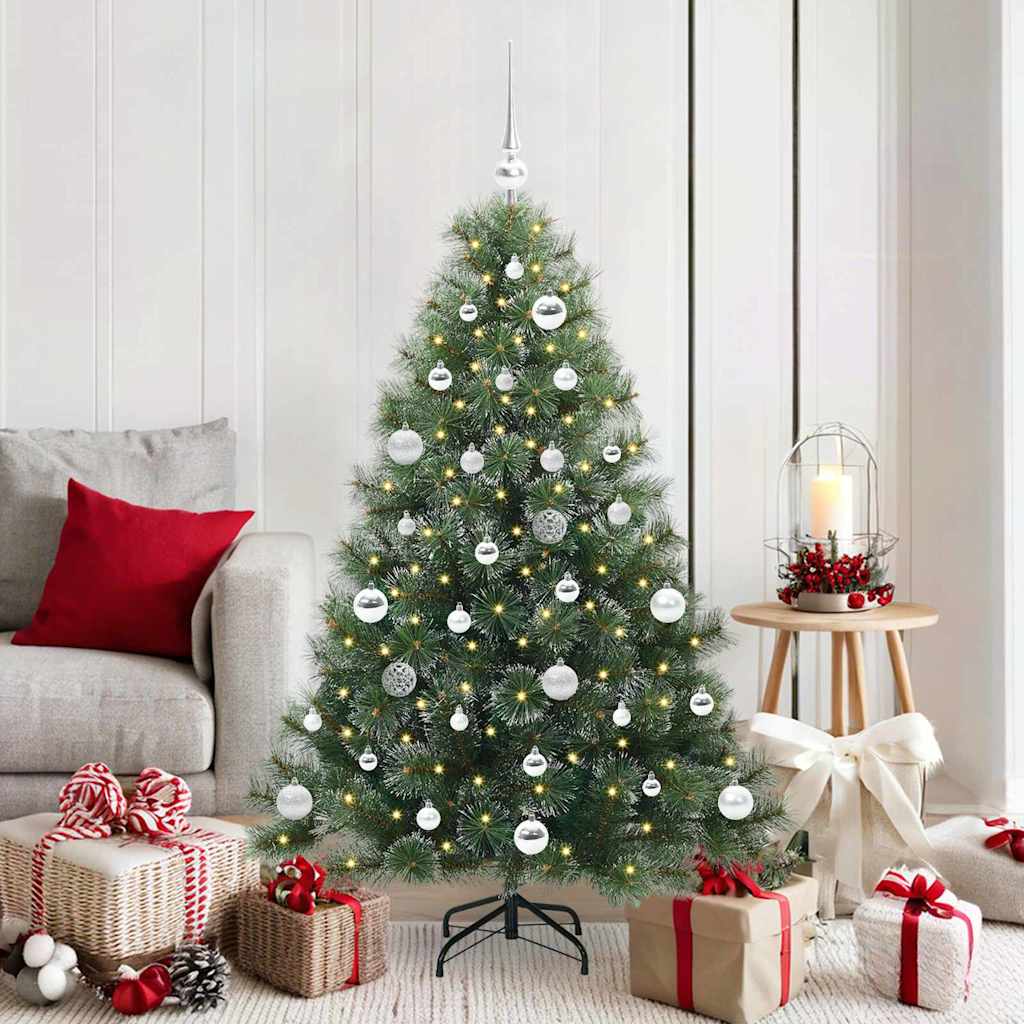 Vidaxx Künstlicher Weihnachtsbaum mit 150 LEDs mit standardmäßigem grünem 150 cm PE und PVC