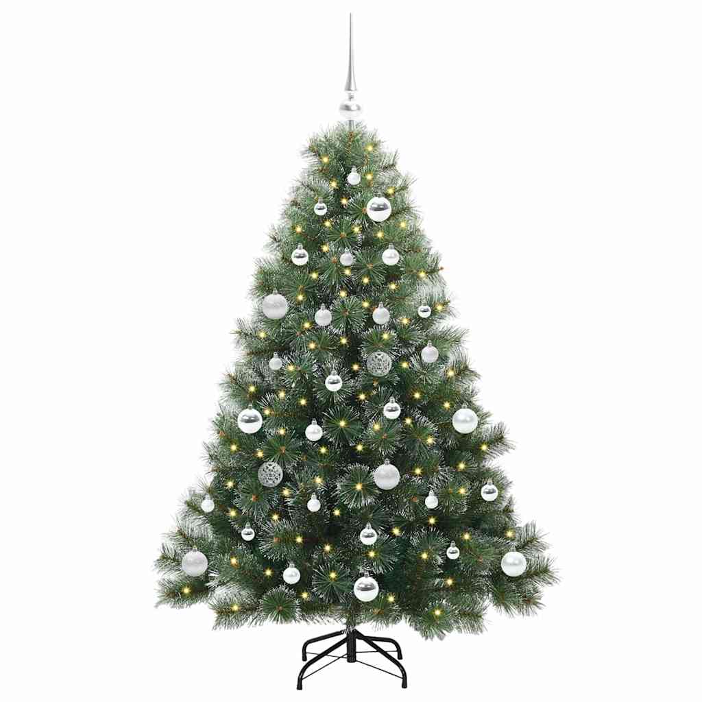 Vidaxx Künstlicher Weihnachtsbaum mit 150 LEDs mit standardmäßigem grünem 150 cm PE und PVC