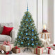 Vidaxx Künstlicher Weihnachtsbaum mit 150 LEDs mit standardmäßigem grünem 150 cm PE und PVC