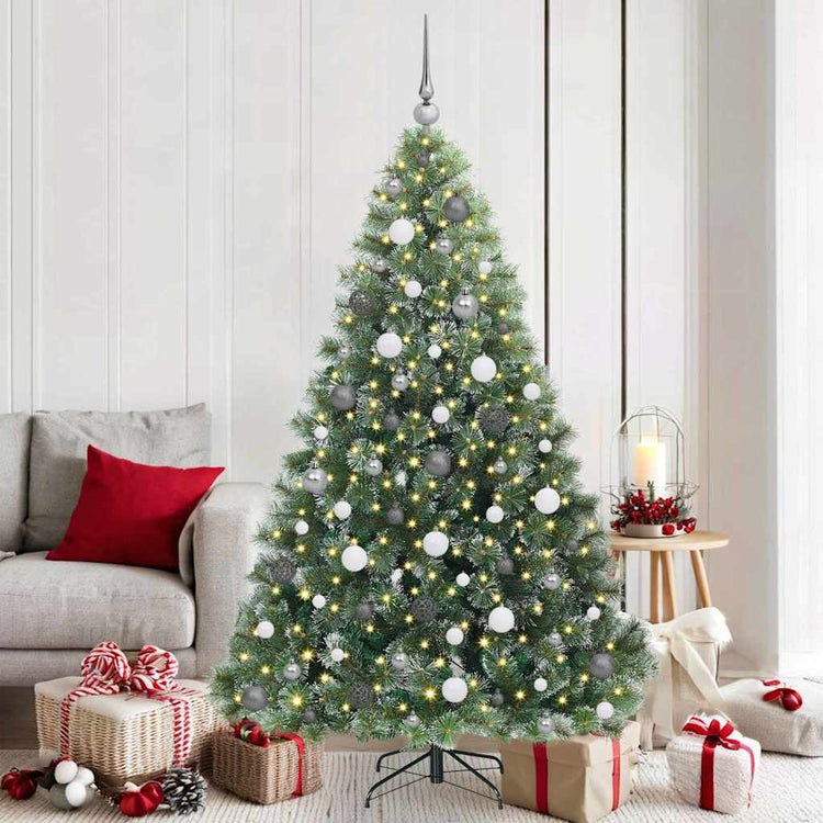 Künstlicher Weihnachtsbaum von Vidaxx mit 300 LEDs mit standardmäßigem grünem 180 cm PE und PVC