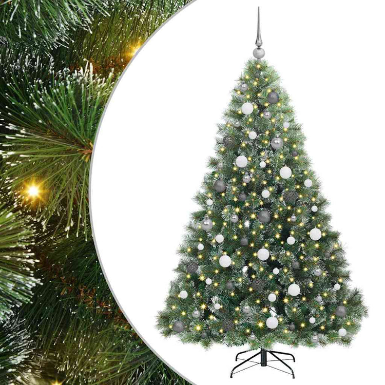 Künstlicher Weihnachtsbaum von Vidaxx mit 300 LEDs mit standardmäßigem grünem 180 cm PE und PVC