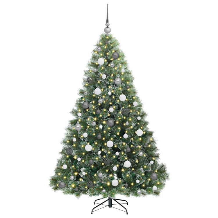 Künstlicher Weihnachtsbaum von Vidaxx mit 300 LEDs mit standardmäßigem grünem 180 cm PE und PVC