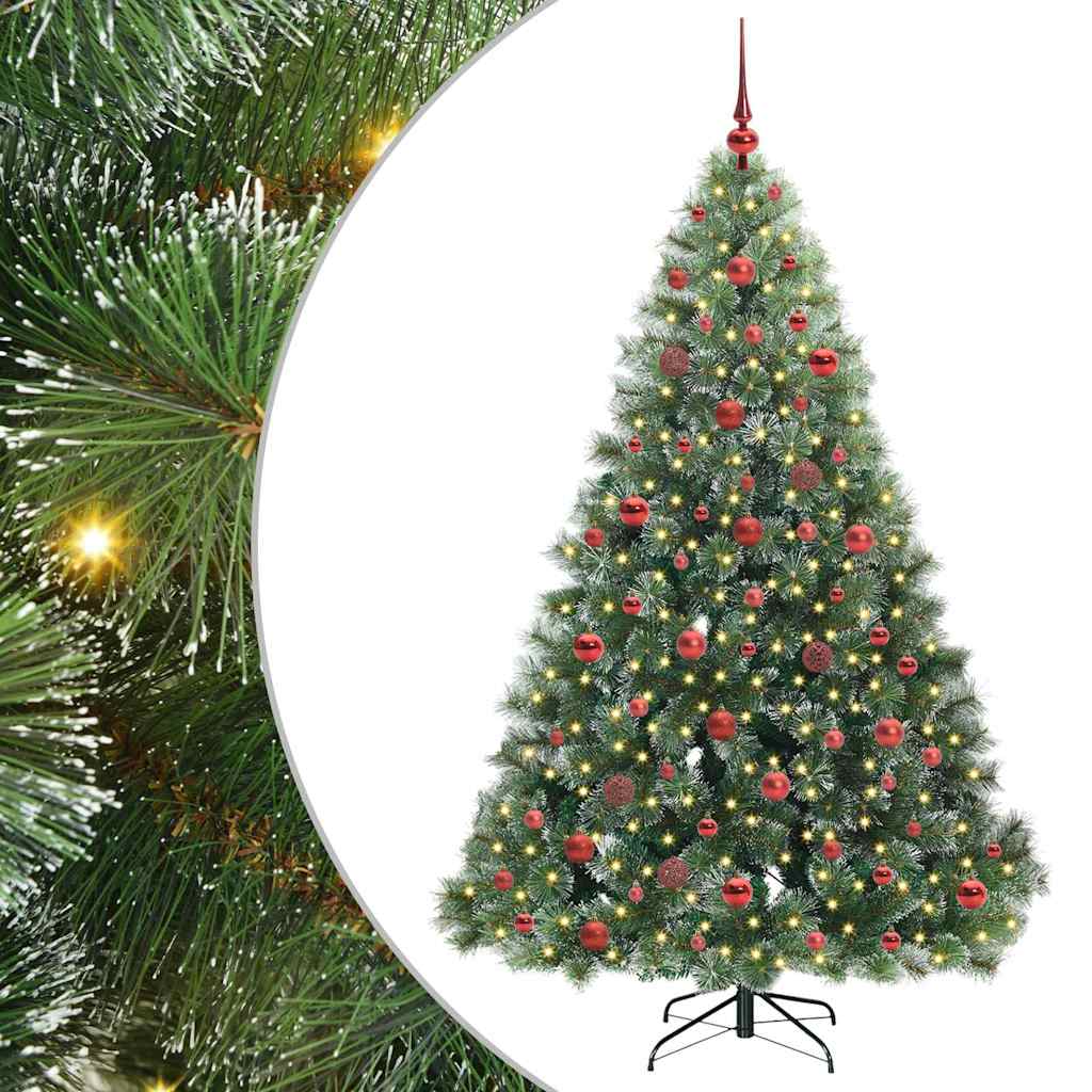 Künstlicher Weihnachtsbaum von Vidaxx mit 300 LEDs mit standardmäßigem grünem 180 cm PE und PVC
