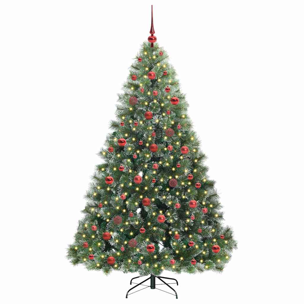 Künstlicher Weihnachtsbaum von Vidaxx mit 300 LEDs mit standardmäßigem grünem 180 cm PE und PVC
