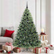 Künstlicher Weihnachtsbaum von Vidaxx mit 300 LEDs mit standardmäßigem grünem 180 cm PE und PVC