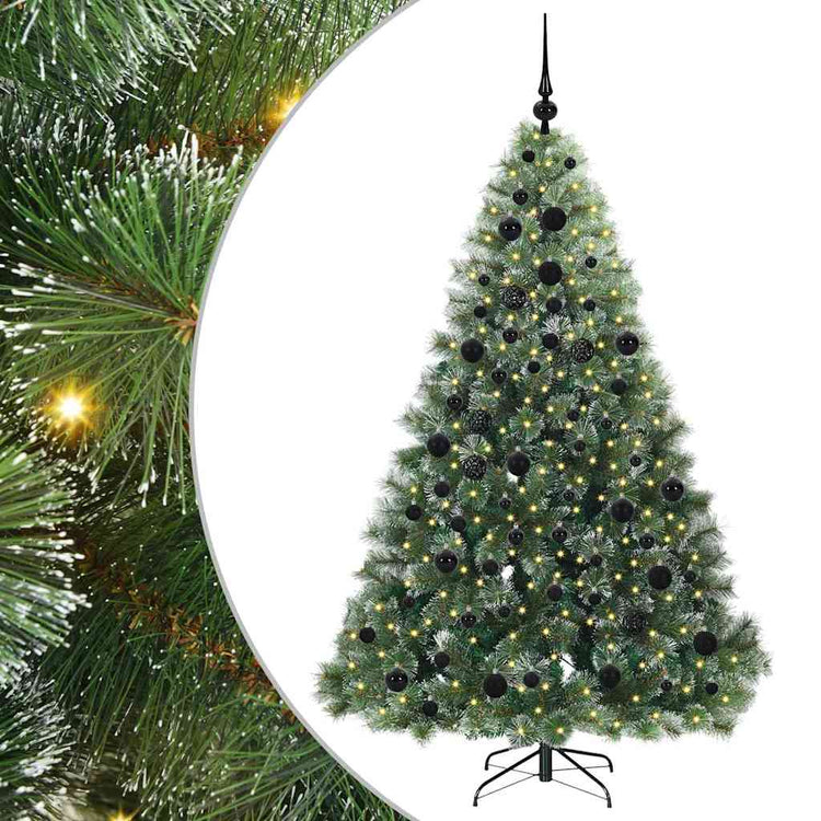 Künstlicher Weihnachtsbaum von Vidaxx mit 300 LEDs mit standardmäßigem grünem 180 cm PE und PVC