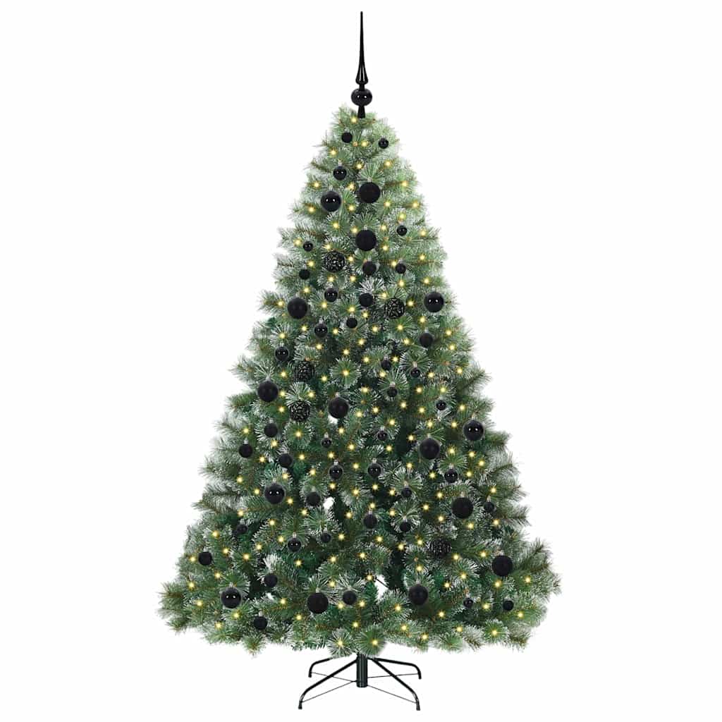 Künstlicher Weihnachtsbaum von Vidaxx mit 300 LEDs mit standardmäßigem grünem 180 cm PE und PVC