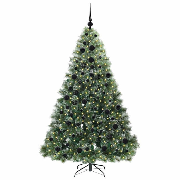 Künstlicher Weihnachtsbaum von Vidaxx mit 300 LEDs mit standardmäßigem grünem 180 cm PE und PVC