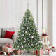 Künstlicher Weihnachtsbaum von Vidaxx mit 300 LEDs mit standardmäßigem grünem 180 cm PE und PVC