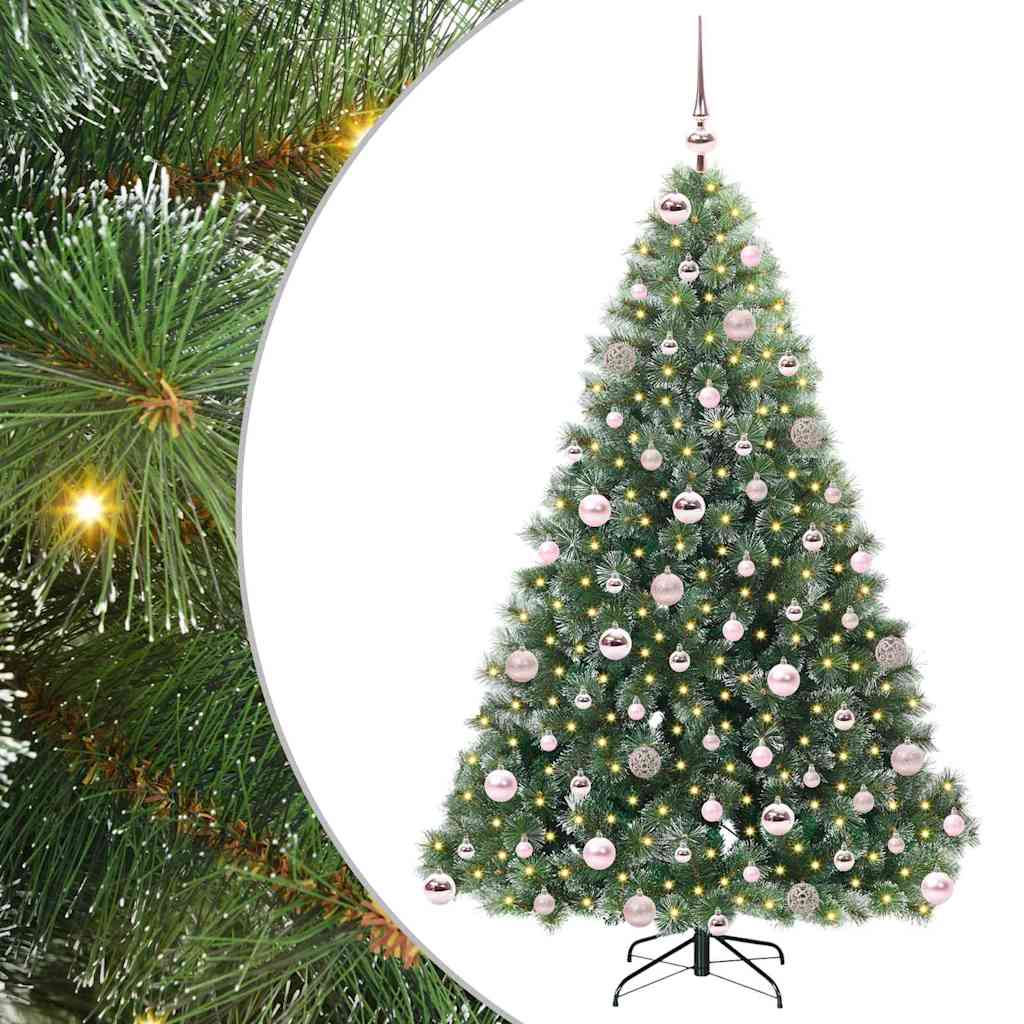 Künstlicher Weihnachtsbaum von Vidaxx mit 300 LEDs mit standardmäßigem grünem 180 cm PE und PVC