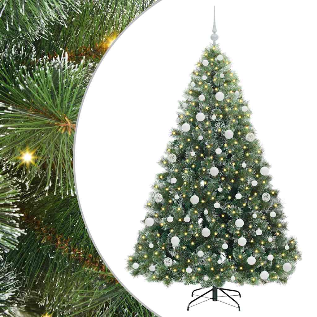 Künstlicher Weihnachtsbaum von Vidaxx mit 300 LEDs mit standardmäßigem grünem 180 cm PE und PVC