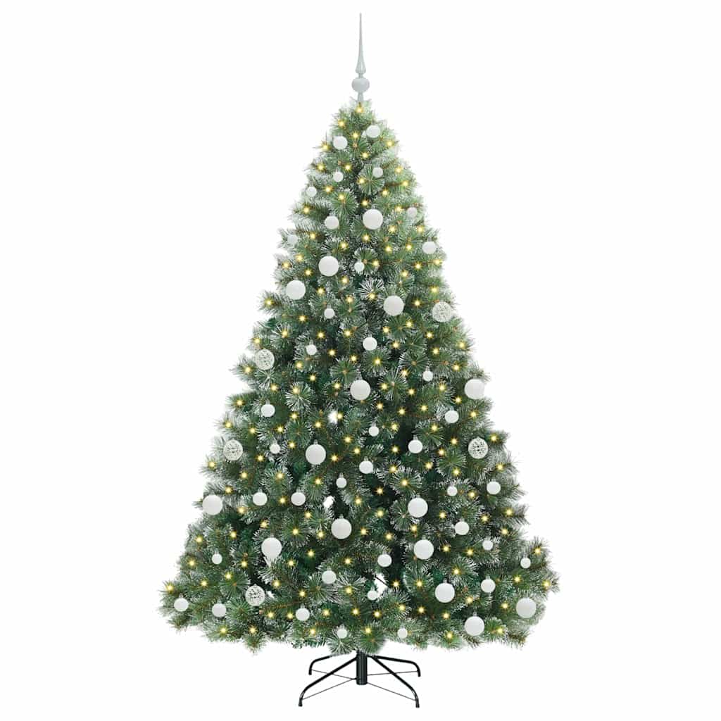 Künstlicher Weihnachtsbaum von Vidaxx mit 300 LEDs mit standardmäßigem grünem 180 cm PE und PVC