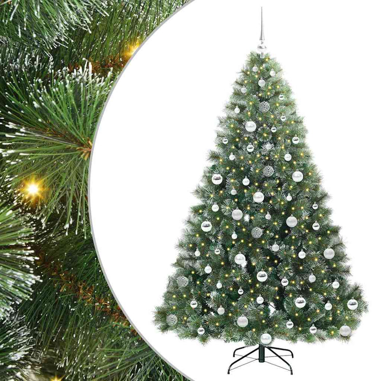 Künstlicher Weihnachtsbaum von Vidaxx mit 300 LEDs mit standardmäßigem grünem 180 cm PE und PVC