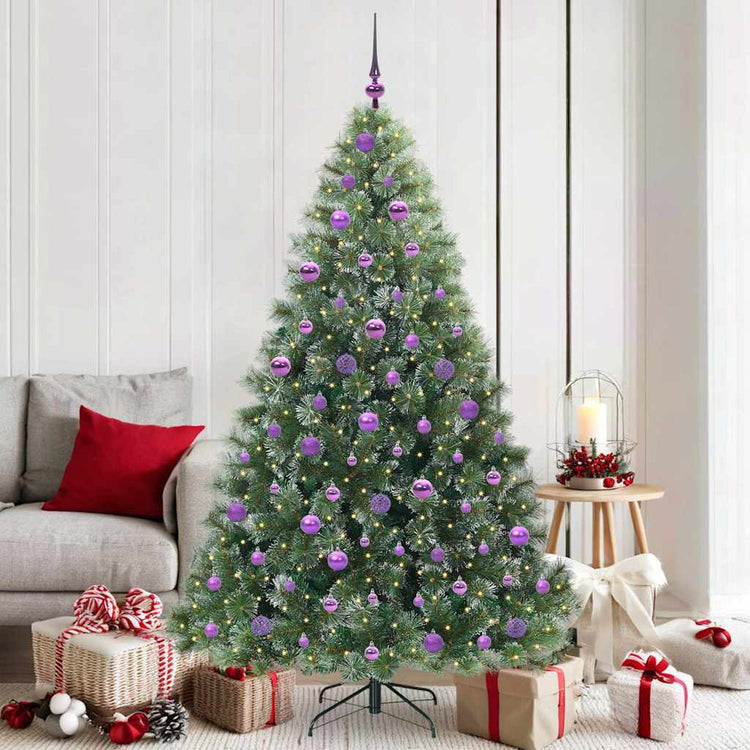 Künstlicher Weihnachtsbaum von Vidaxx mit 300 LEDs mit standardmäßigem grünem 180 cm PE und PVC