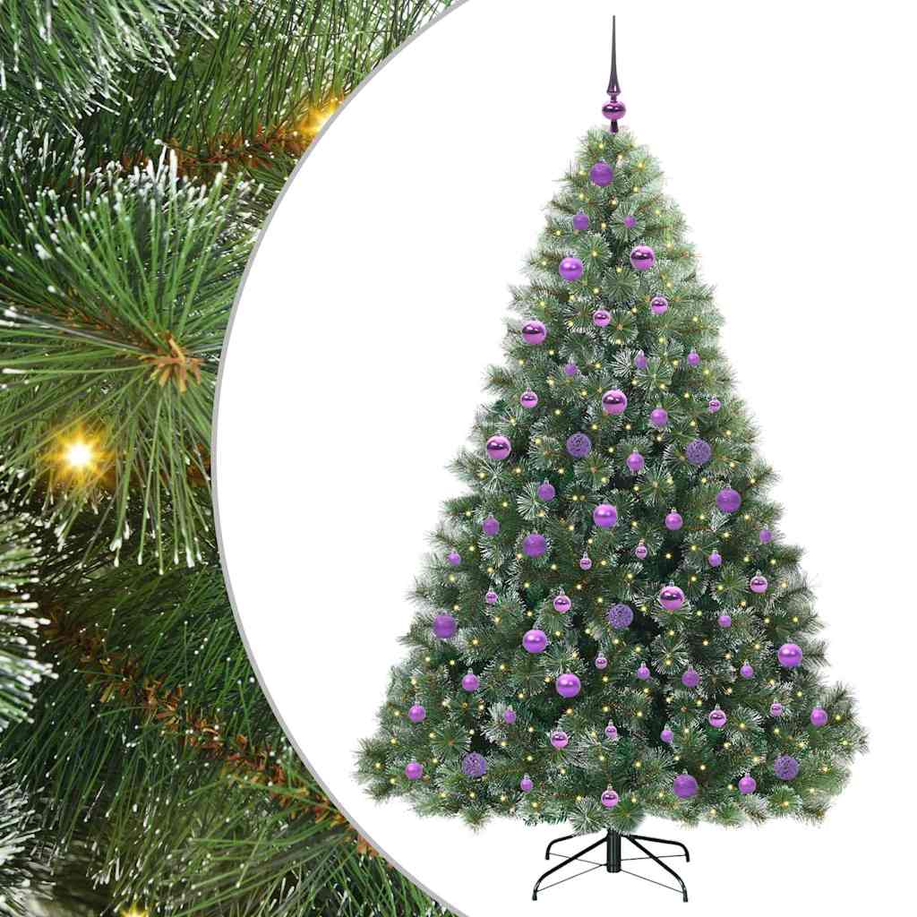 Künstlicher Weihnachtsbaum von Vidaxx mit 300 LEDs mit standardmäßigem grünem 180 cm PE und PVC