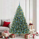 Künstlicher Weihnachtsbaum von Vidaxx mit 300 LEDs mit standardmäßigem grünem 180 cm PE und PVC