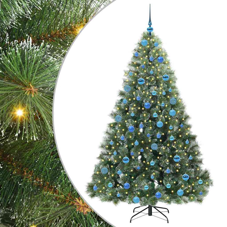 Künstlicher Weihnachtsbaum von Vidaxx mit 300 LEDs mit standardmäßigem grünem 180 cm PE und PVC