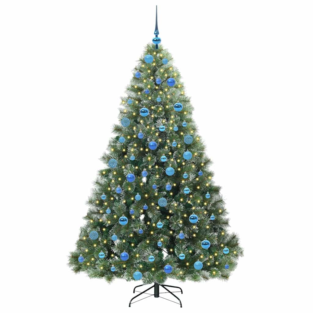 Künstlicher Weihnachtsbaum von Vidaxx mit 300 LEDs mit standardmäßigem grünem 180 cm PE und PVC