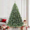 Vidaxx Künstlicher Weihnachtsbaum mit 300 LEDs mit standardmäßigem grünem 210 cm PE und PVC