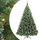 Vidaxx Künstlicher Weihnachtsbaum mit 300 LEDs mit standardmäßigem grünem 210 cm PE und PVC