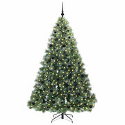 Vidaxx Künstlicher Weihnachtsbaum mit 300 LEDs mit standardmäßigem grünem 210 cm PE und PVC - afbeelding 2